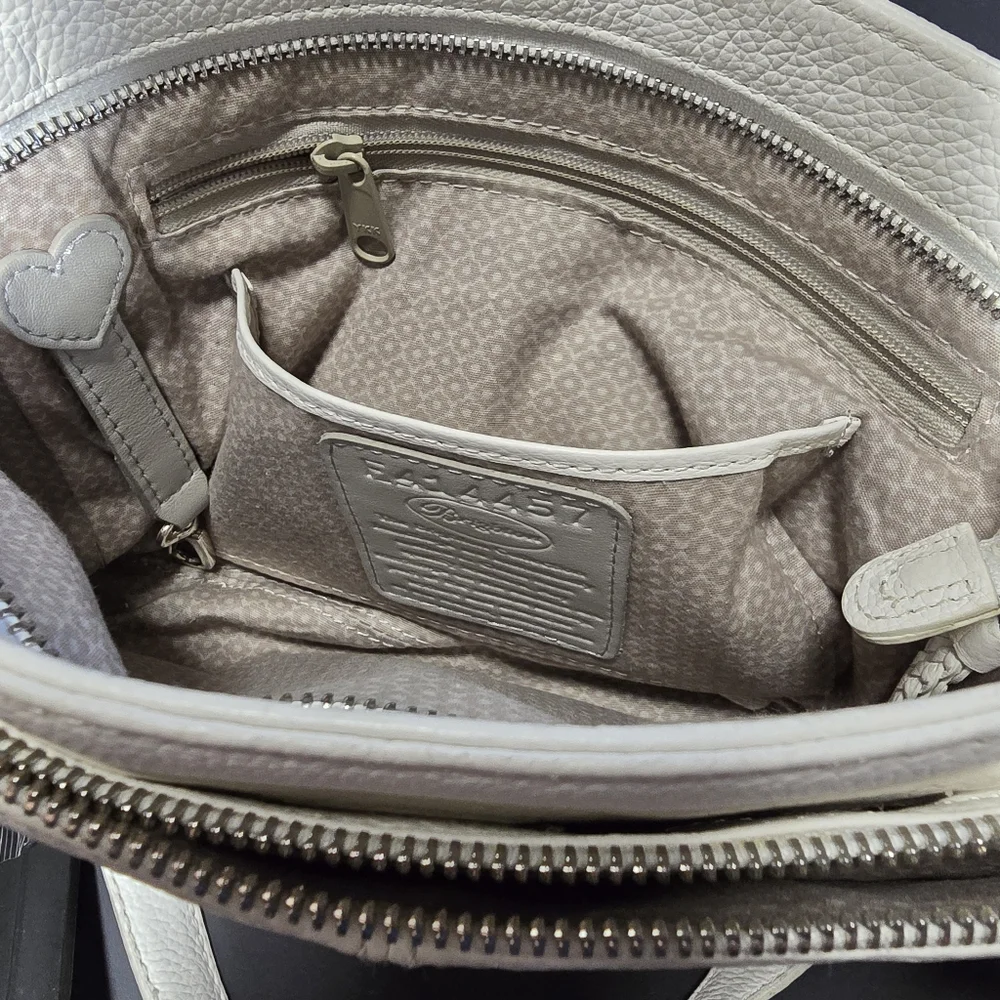 Brighton White Barbados Banks Multi-Color Tasseled Crossbody Magnetic Organizer,